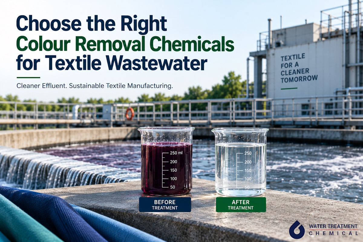 How to Choose Colour Removal Chemicals for Textile Wastewater Treatment